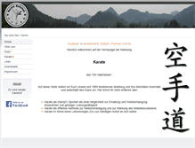 Tablet Screenshot of karate-budokan.de